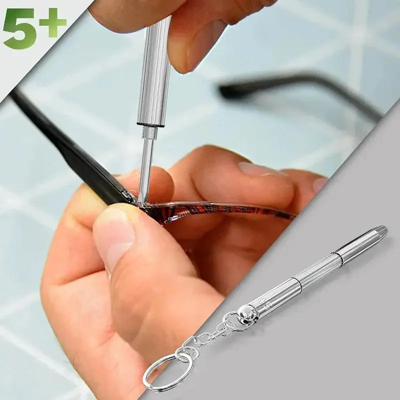 Mini 3-in-1 Screwdriver Kit for Eyeglasses, Watches & Home Repair