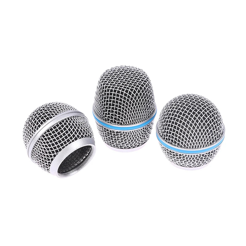 Microphone Replacement Head Steel Mesh Handheld Microphone Grill Mesh Head Fits Shure Beta 57A 58A 87A 845S 945 Zpaxo