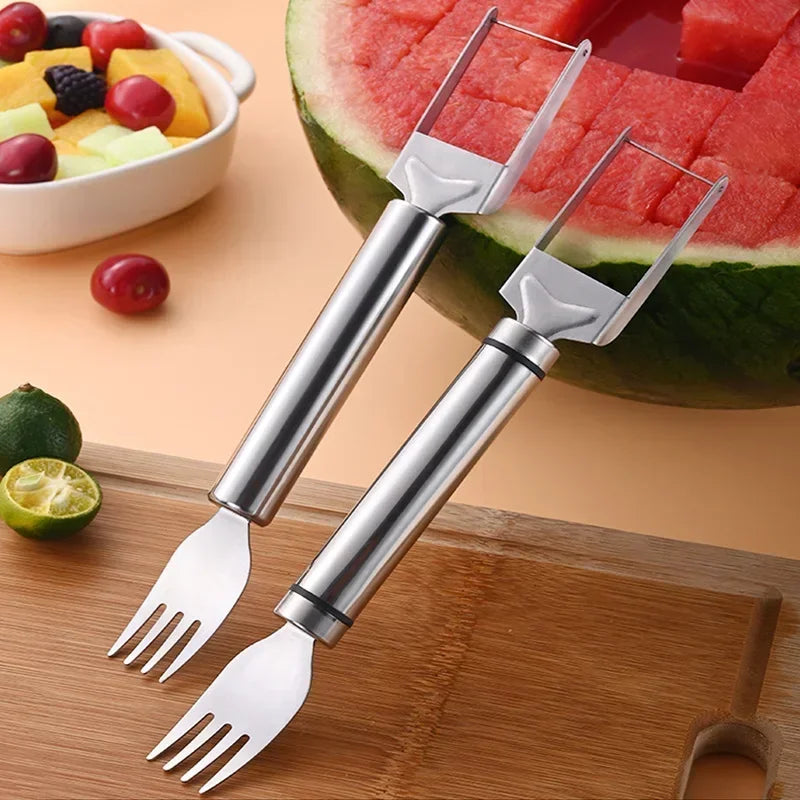 Windmill Watermelon Slicer – Stainless Steel Fruit Divider Tool Fruit Slicer Tool Zpaxo