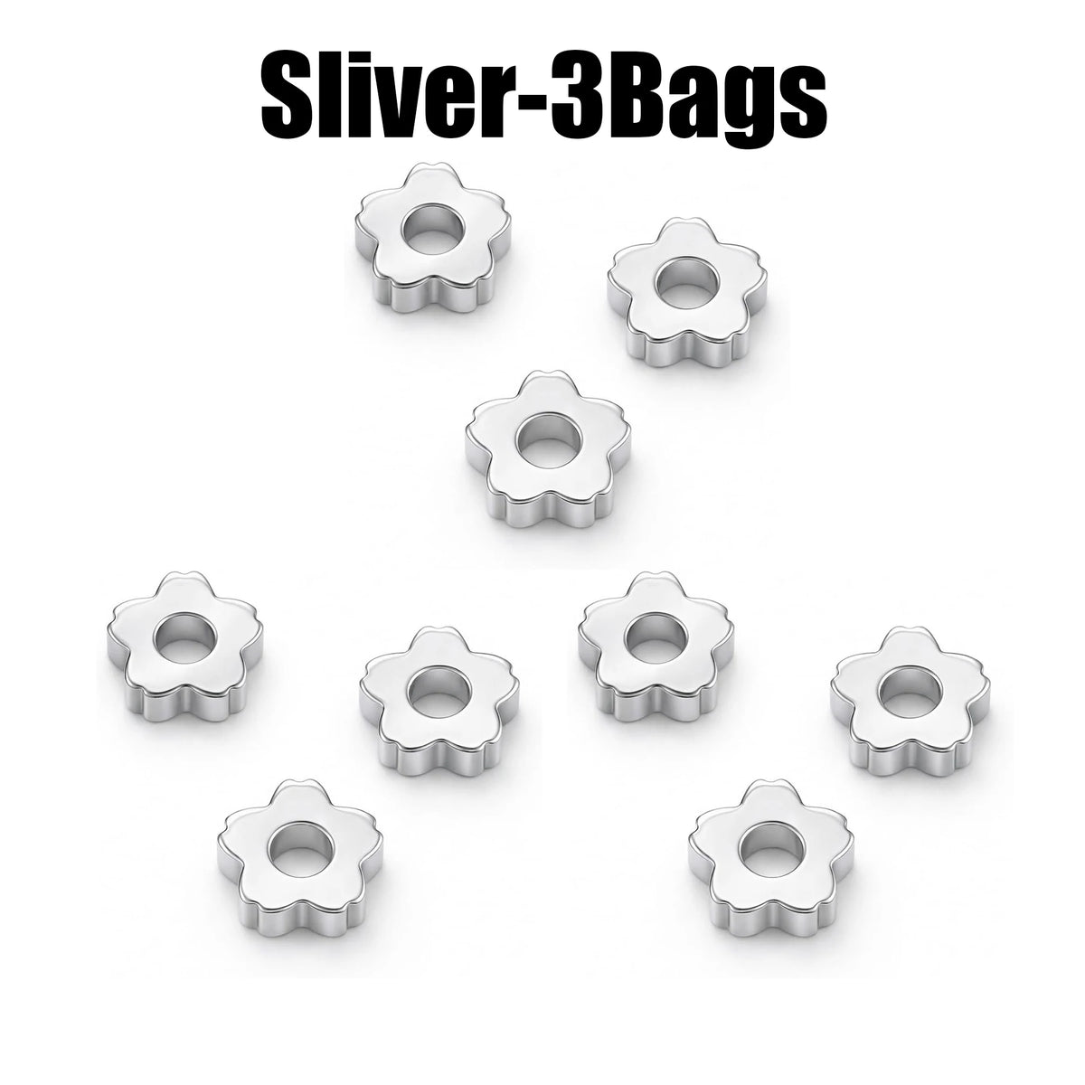 Stainless Steel Matcha Sifter Cherry Blossom Design Fine Mesh Tea Zpaxo Sliver 3Bags