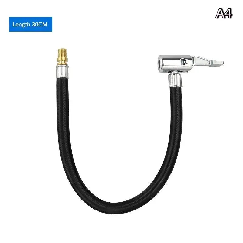 10 20 Tire Inflator Hose Extension Tube Bike Car Tyre Locking Air Zpaxo A4