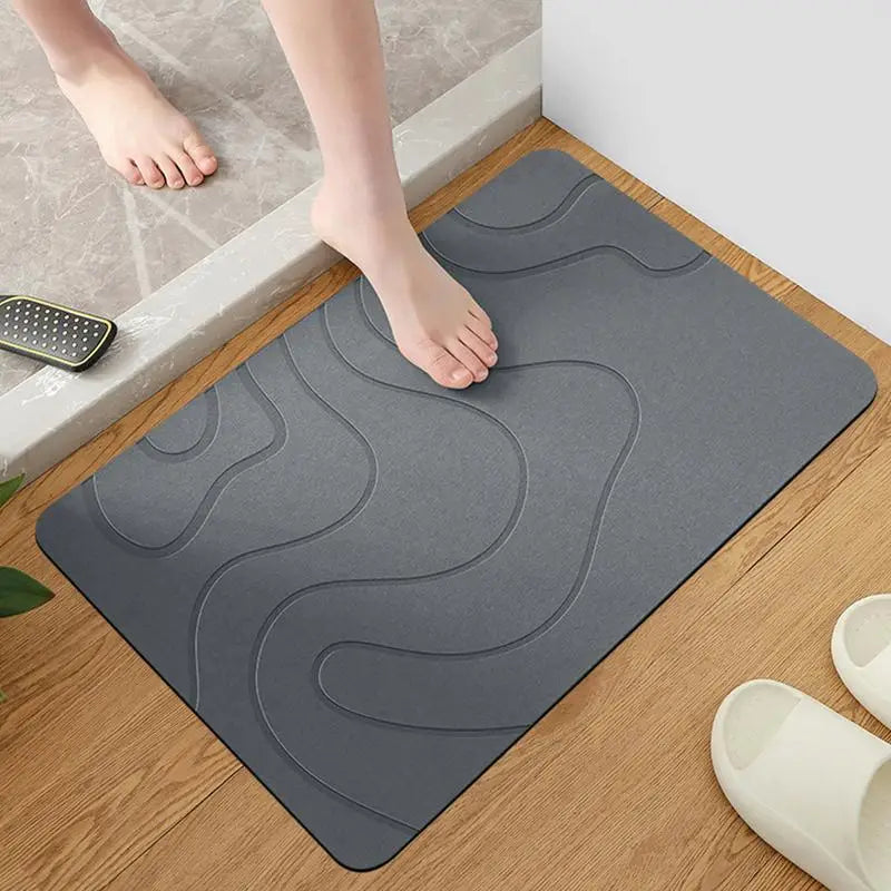 Bath Drying Stone Mat Fast Dry Shower Entryway Rugs Indoor Bathroom