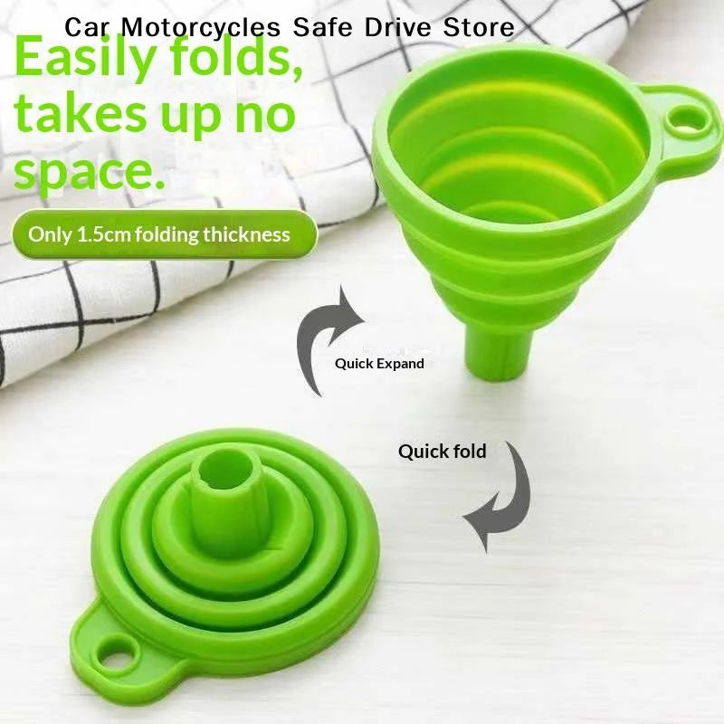MSilicone Collapsible Funnel Food Grade Space Saving Design