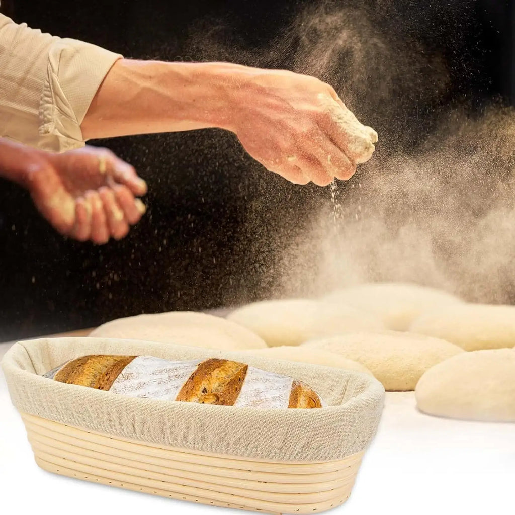 Proofing Basket Household Dough Bowl Rattan Bread Proofing Basket Bowls for Dough Making for Professionals and Home Bakers Zpaxo