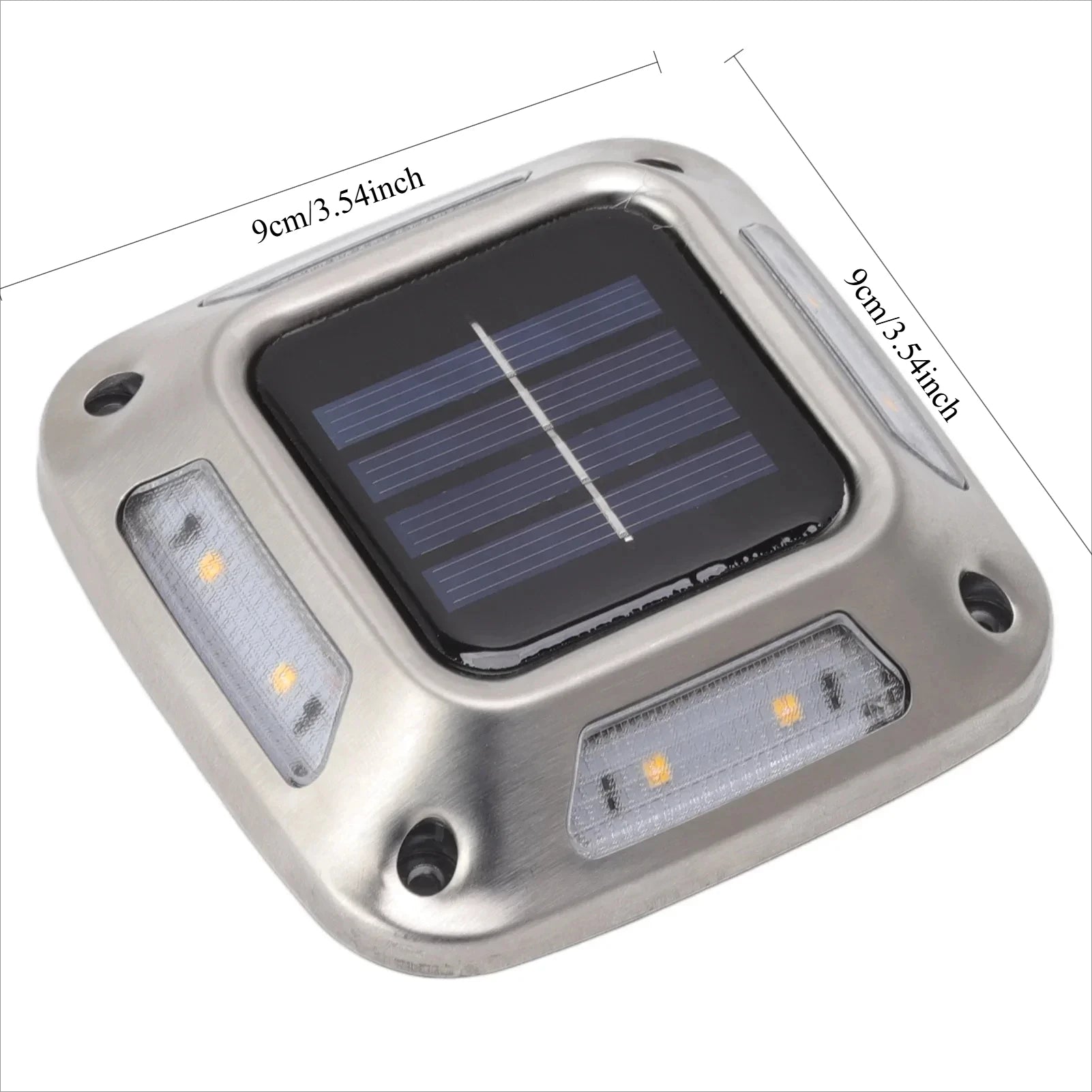 8 LED Solar Ground Light Waterproof White Warm Garden Lamp Outdoor Zpaxo