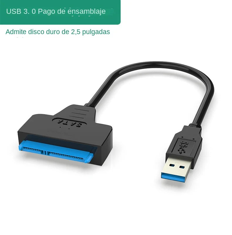 SATA to USB 3.0 Adapter Cable USB To SATA 3 Cable Support 22 Pin Sata III 2.5 inch External HDD SSD Hard Disk Computer Connector Zpaxo 30cm USB 3.0