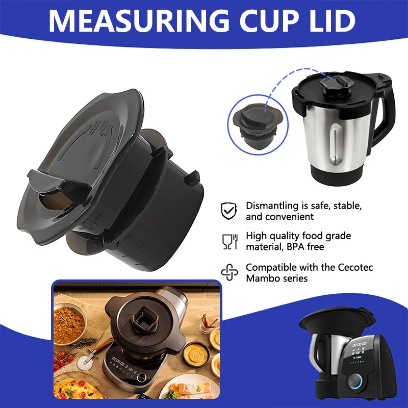 Black Measuring Cup Small Cover Cecotec Mambo Chef Machine Kitchen