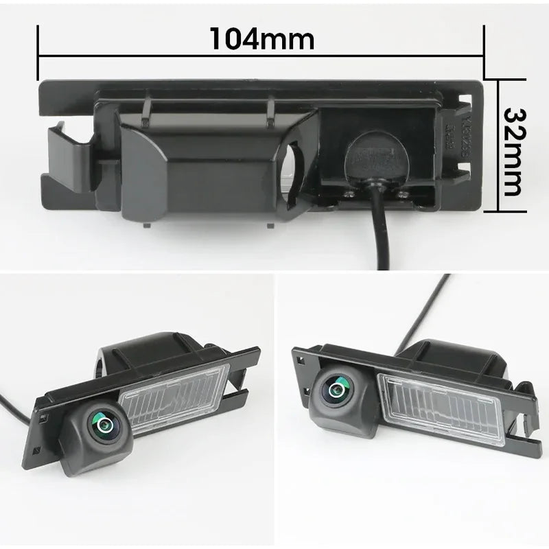 HD Rear View Backup Camera Reverse AHD CVBS License Plate Light Fits