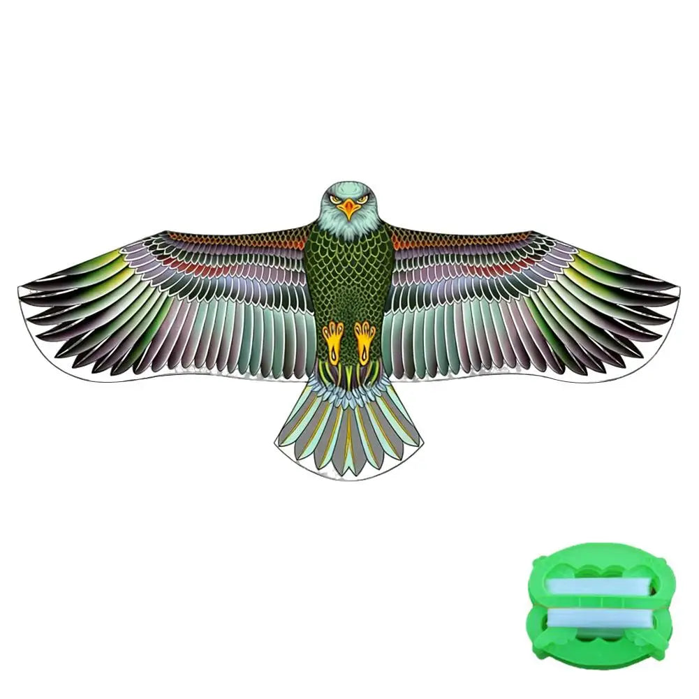 1.1M Eagle Hawk Kite Bird Scarer – Garden Bird Repellent Bird Scarer Kite Zpaxo Green