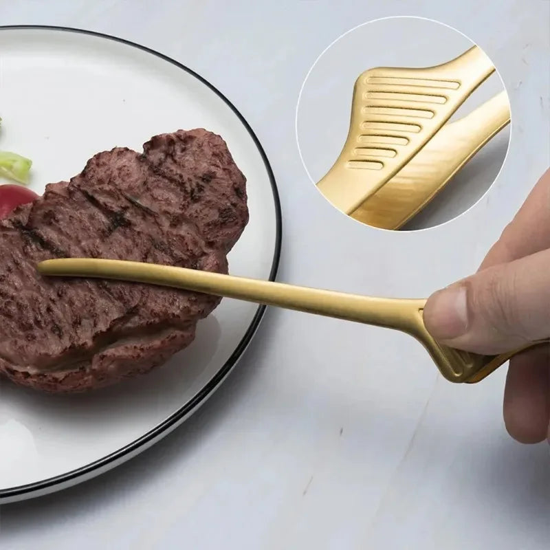 Stainless Steel Food Tongs Chief BBQ Tweezer Clip Portable Picnic