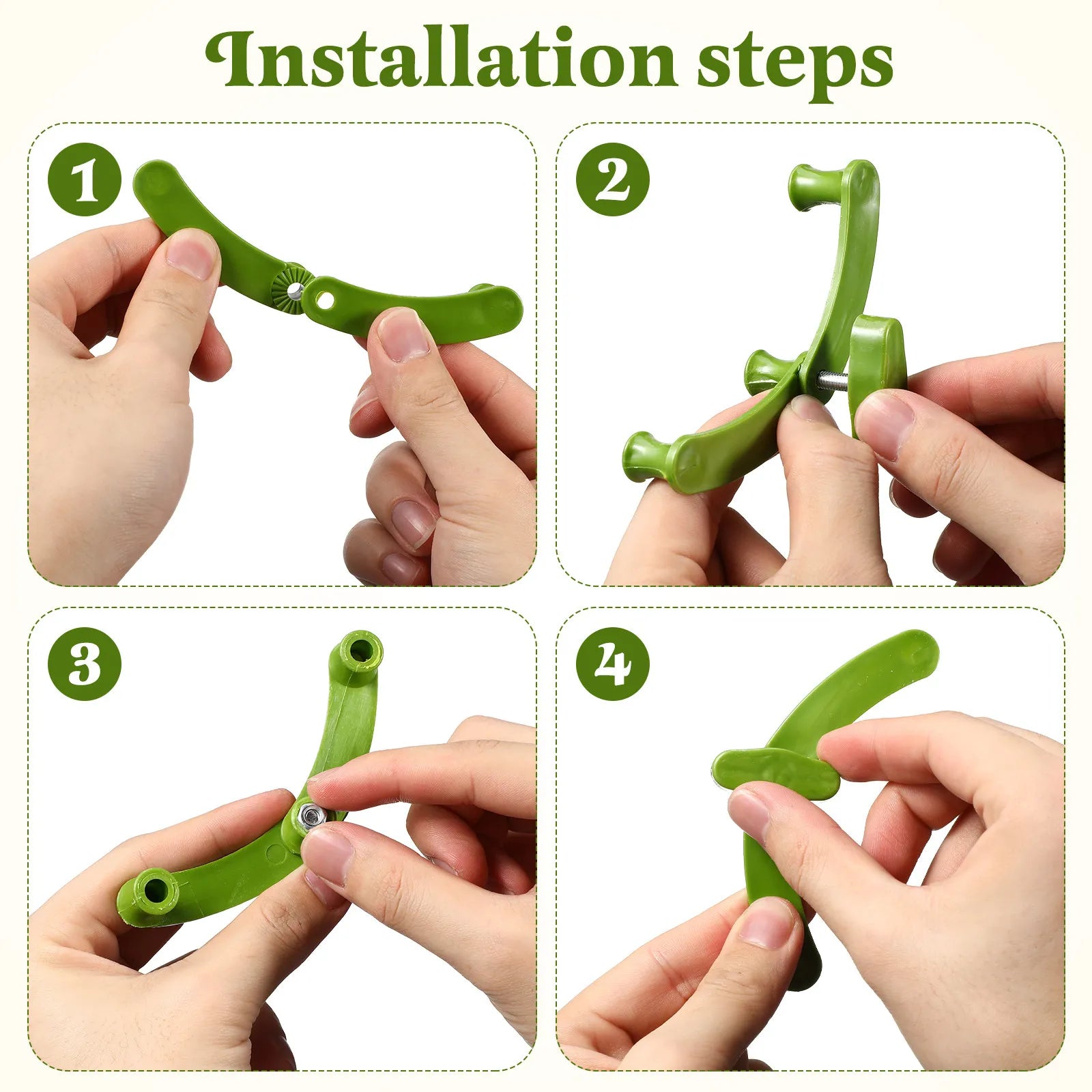 5Pcs Tree Branch Bender Plastic Plant Training Clips Reusable Adjustable Gardening Twigs Fixing Tool for Fruit Trees Flowers Zpaxo