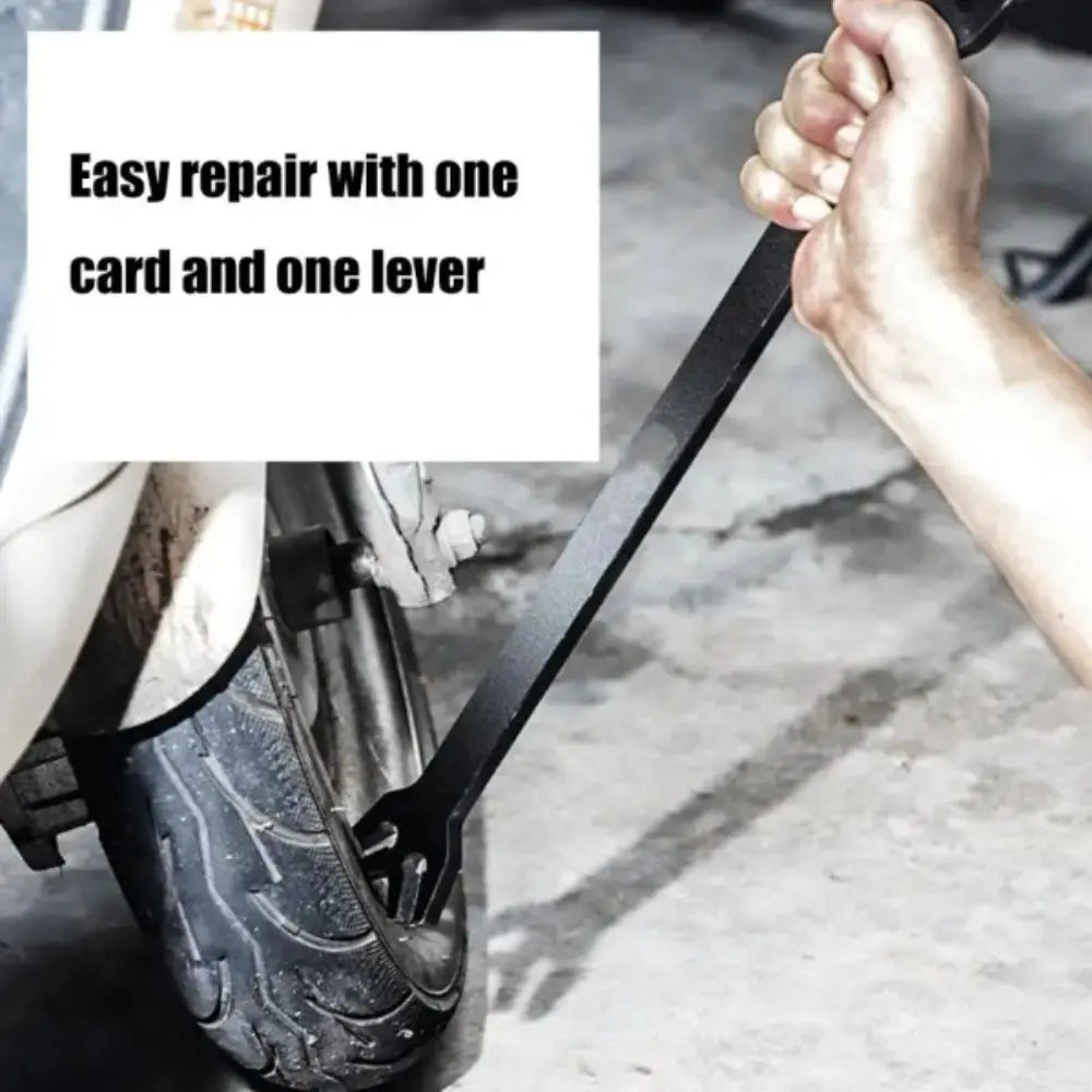 Black Rim Rim Deformation Tool Heavy-Duty 8mm Thick Rim Tool Hardened Steel High Torque Resistance Mechanics Repair Tools Zpaxo