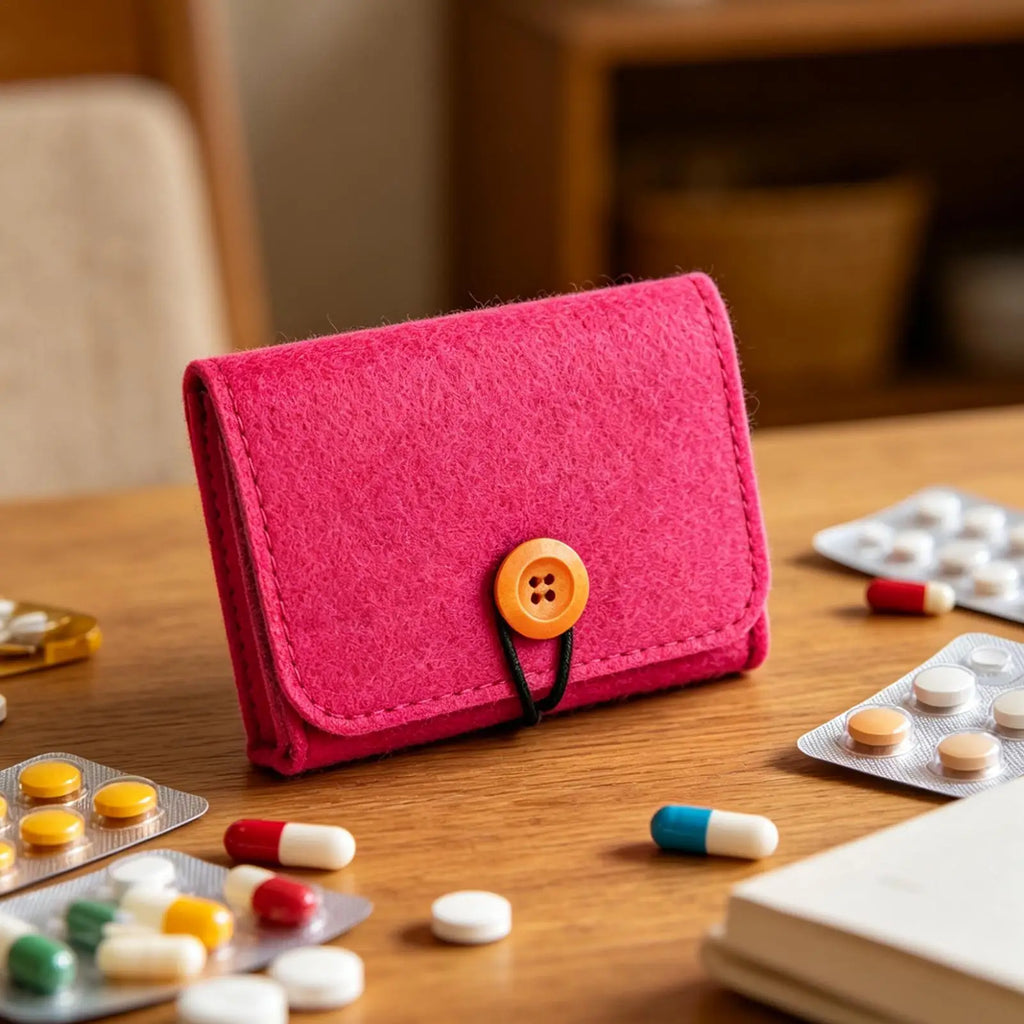 Pill Case Large Capacity Weekly Travel 7 Day Organizer Supplement