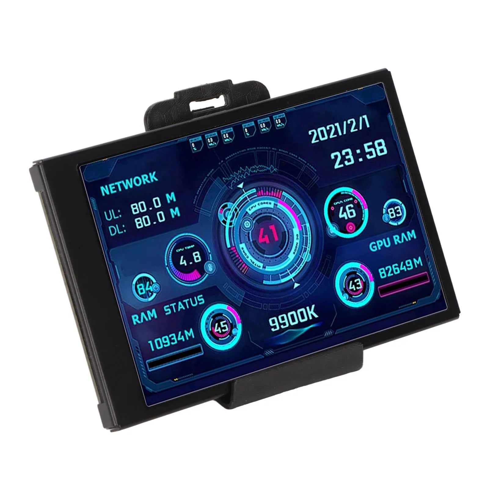 IPS USB Mini Screen AIDA64 CPU RAM Data Monitor Sensor Panel Display