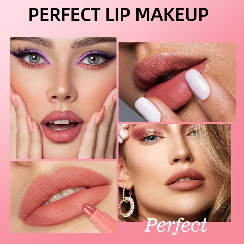Portable Capsule Lipstick Set - 18Pcs Mini Waterproof Matte Lipsticks Zpaxo