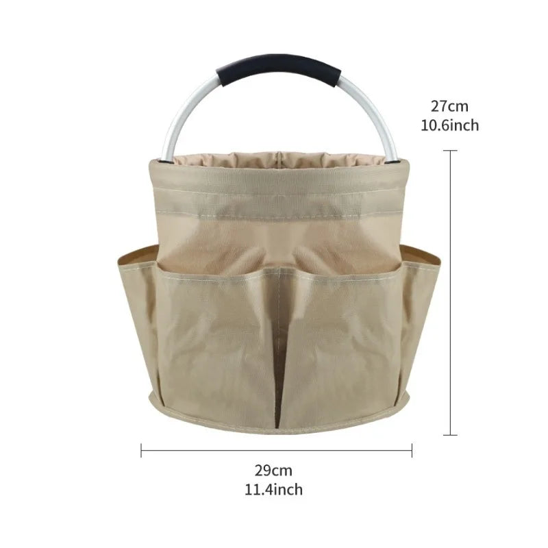 17L Foldable Basket – Beach, Picnic & Cleaning Storage Caddy Foldable Storage Basket Zpaxo