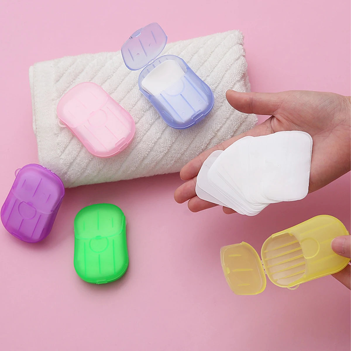 Portable Soap Sheets with Storage Box | Travel & Outdoor