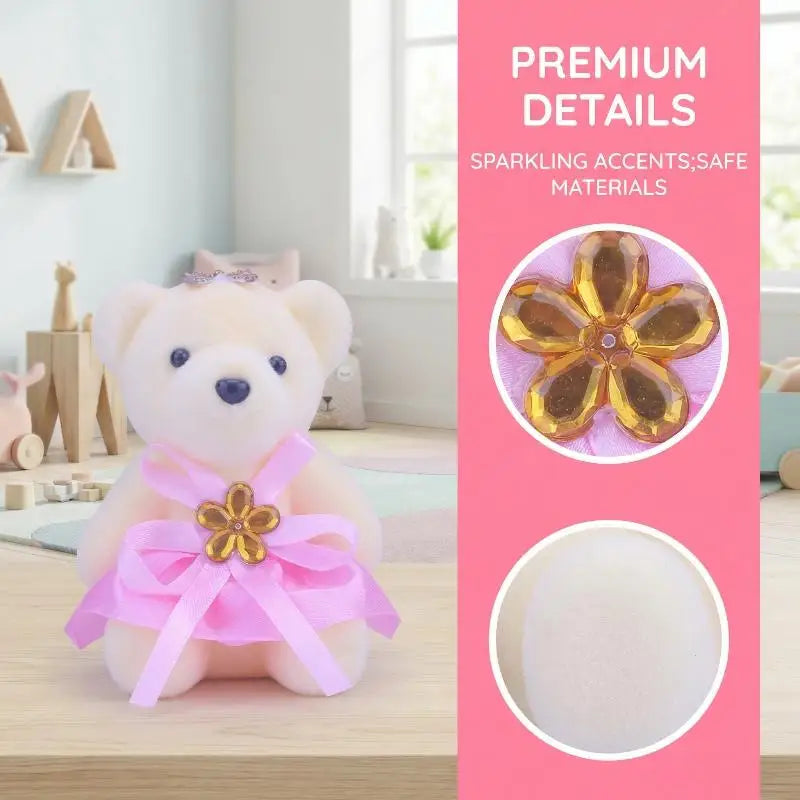 Graduation Party Bouquet Bear Cartoon Dolls DIY Plush Filler Zpaxo