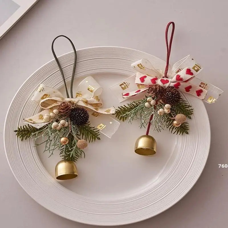Christmas Bell Garland Ornament – Festive Tree Pendant Decor Christmas Ornament Zpaxo