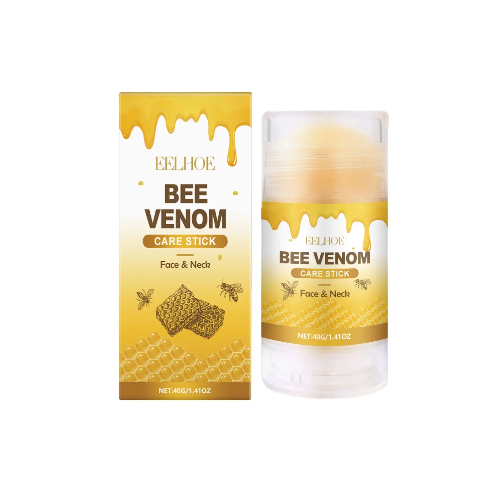 Bee Venom Neck Cream Stick – Collagen Lift, Firm & Tighten Neck Firming Cream Zpaxo