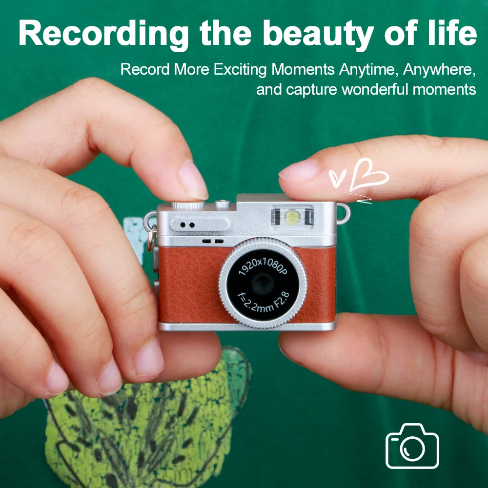 Mini Camera with LED Flash Light Retro Digital Camera With Speakers Portable Small Camera for Travel Gift for Kids Students S150 Zpaxo
