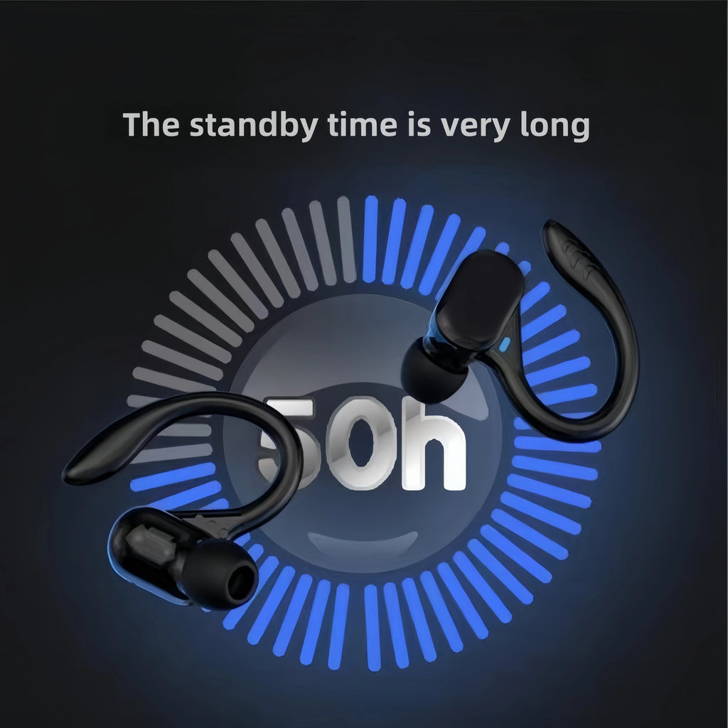 SP16 Over Ear Bluetooth Earphones Long Battery Life Digital Display