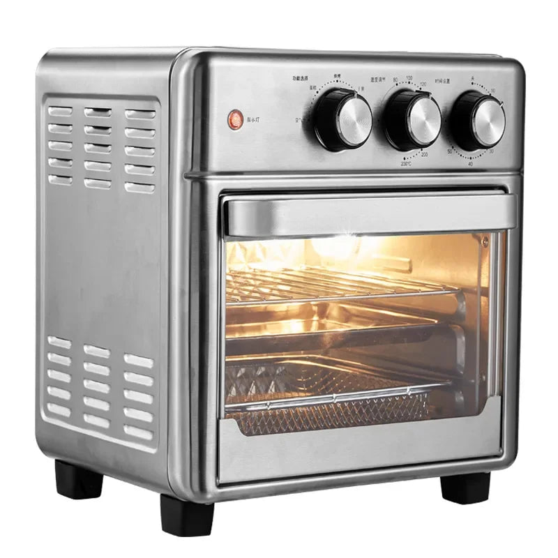 Smart air fryer oven 26L 13L Large Capacity Electric Air Fryers Visible Window Household Kitchen Deep Fryer without Oil EU 220V Zpaxo 13L EU