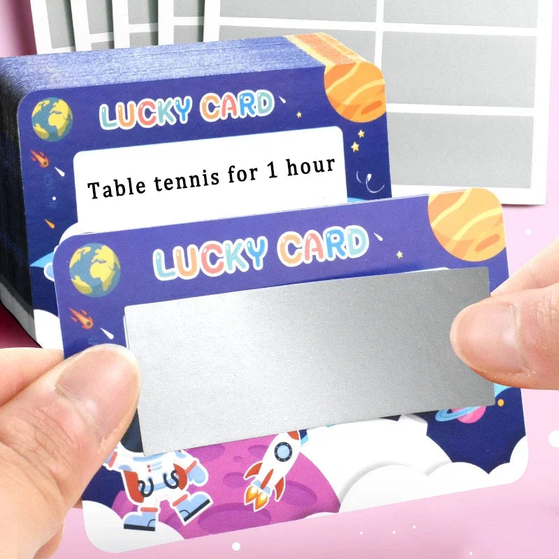 PVC Scratch-off Stickers Party Games Crafts Stationery Fun DIY