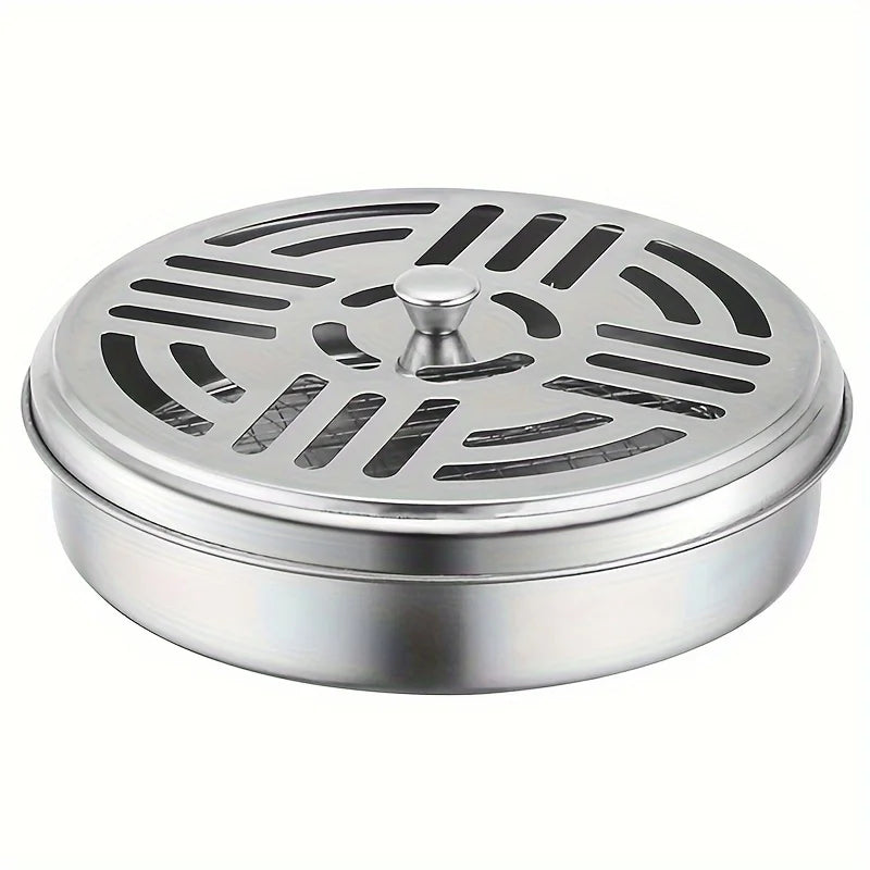 Stainless Steel Fireproof Mosquito Coil Holder Tray