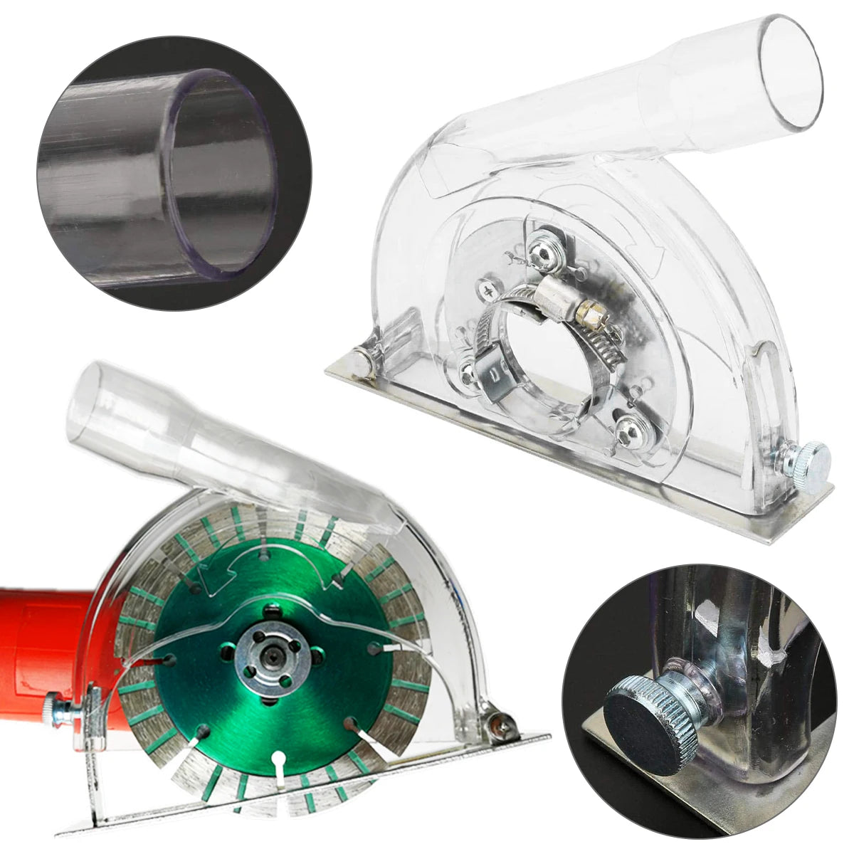 Attachments Dust Extractor Cutting Shroud Guard Professional Angle Grinder Guard Durable Grinding Cover Applicable 100/125/150 Zpaxo