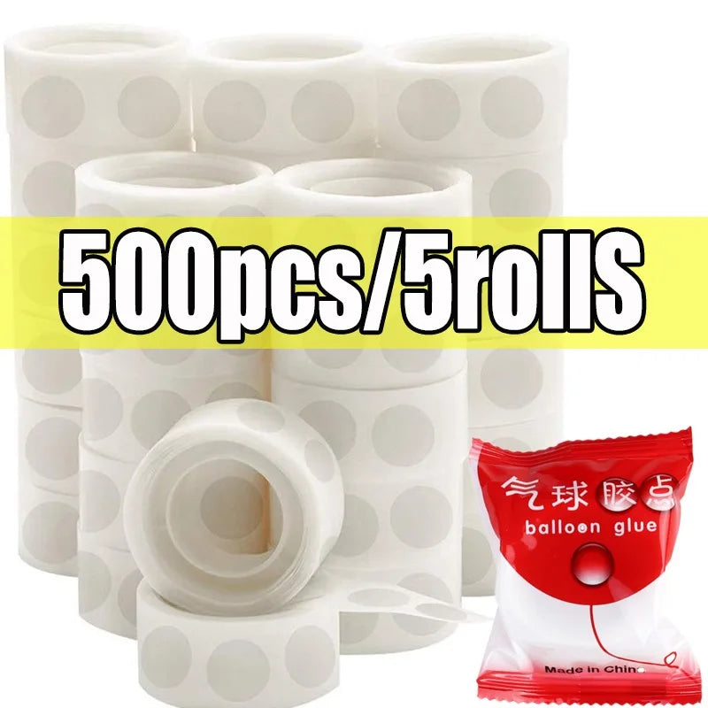 Balloon Glue Dot Adhesive Point Tape Double Sided Clear Sticky