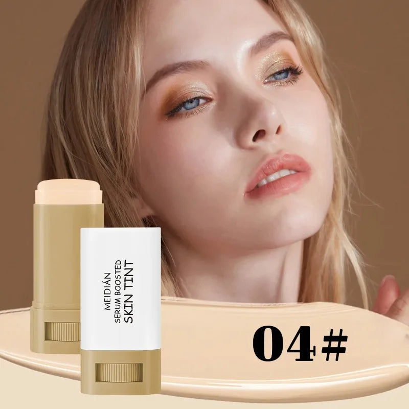 Bronze Foundation Stick Balm Serum Boosted Skin Tint Nourishing Silky Zpaxo 04