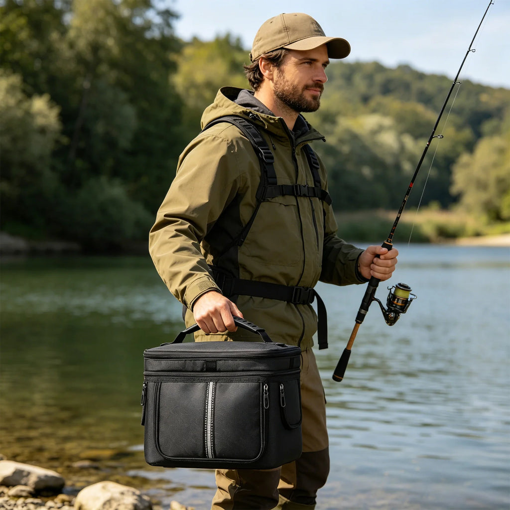 Portable Carrying Bag for BLUETTI Elite 30 V2 Outdoors Travel Power Station Storage Case with Multi-Pockets Waterproof w/ Straps Zpaxo