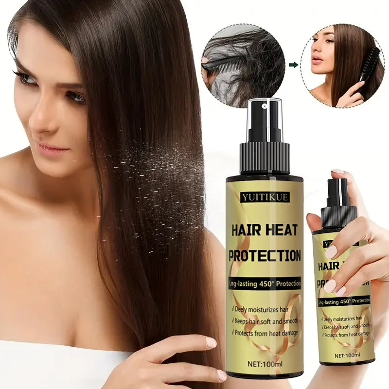 YUITIKUE Silk Care Heat Protection Spray for Curly Hair Heat Protection Spray Zpaxo Default Title