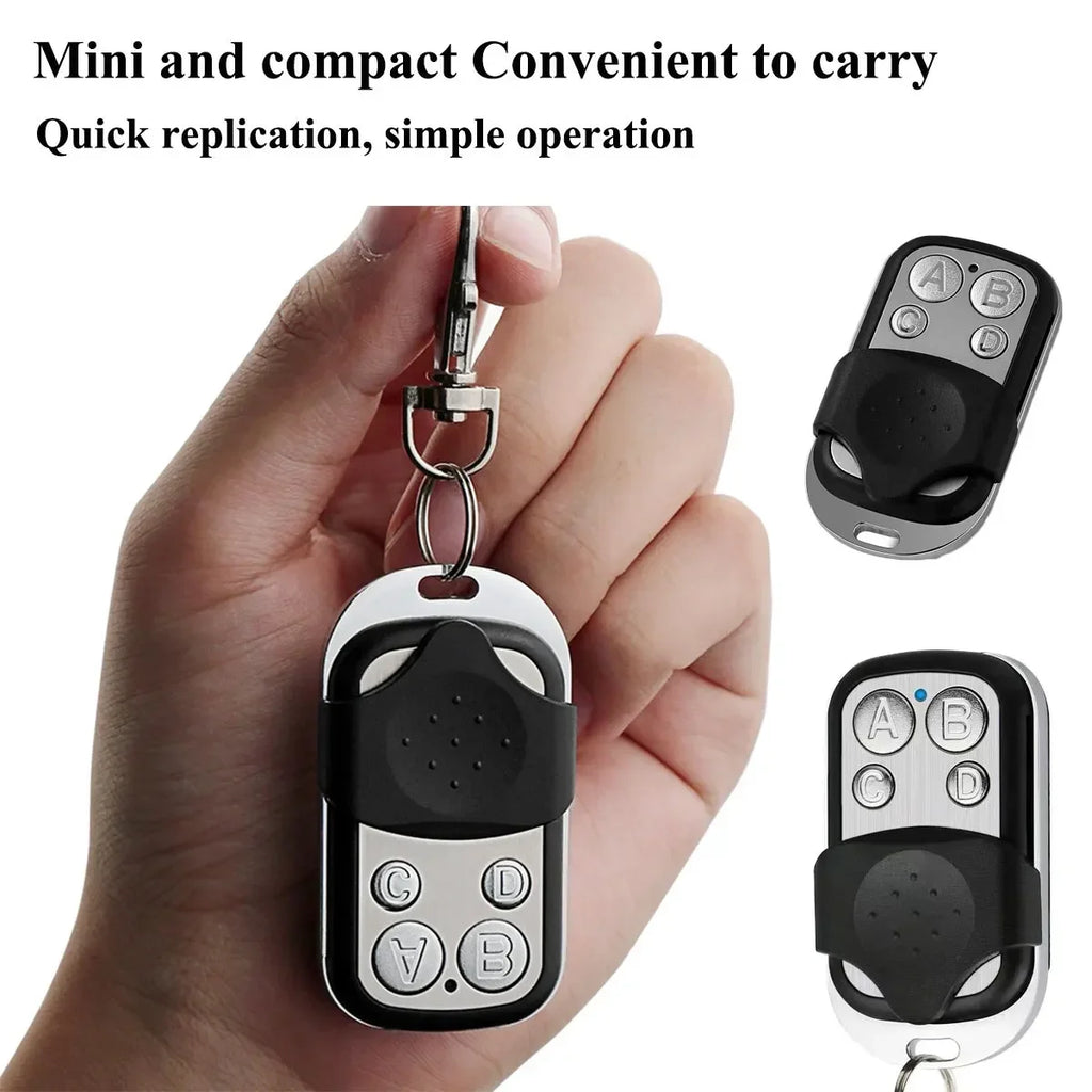 Metal Push Button Remote Control Transmitter ABCD Lock Unlock 4Button Zpaxo
