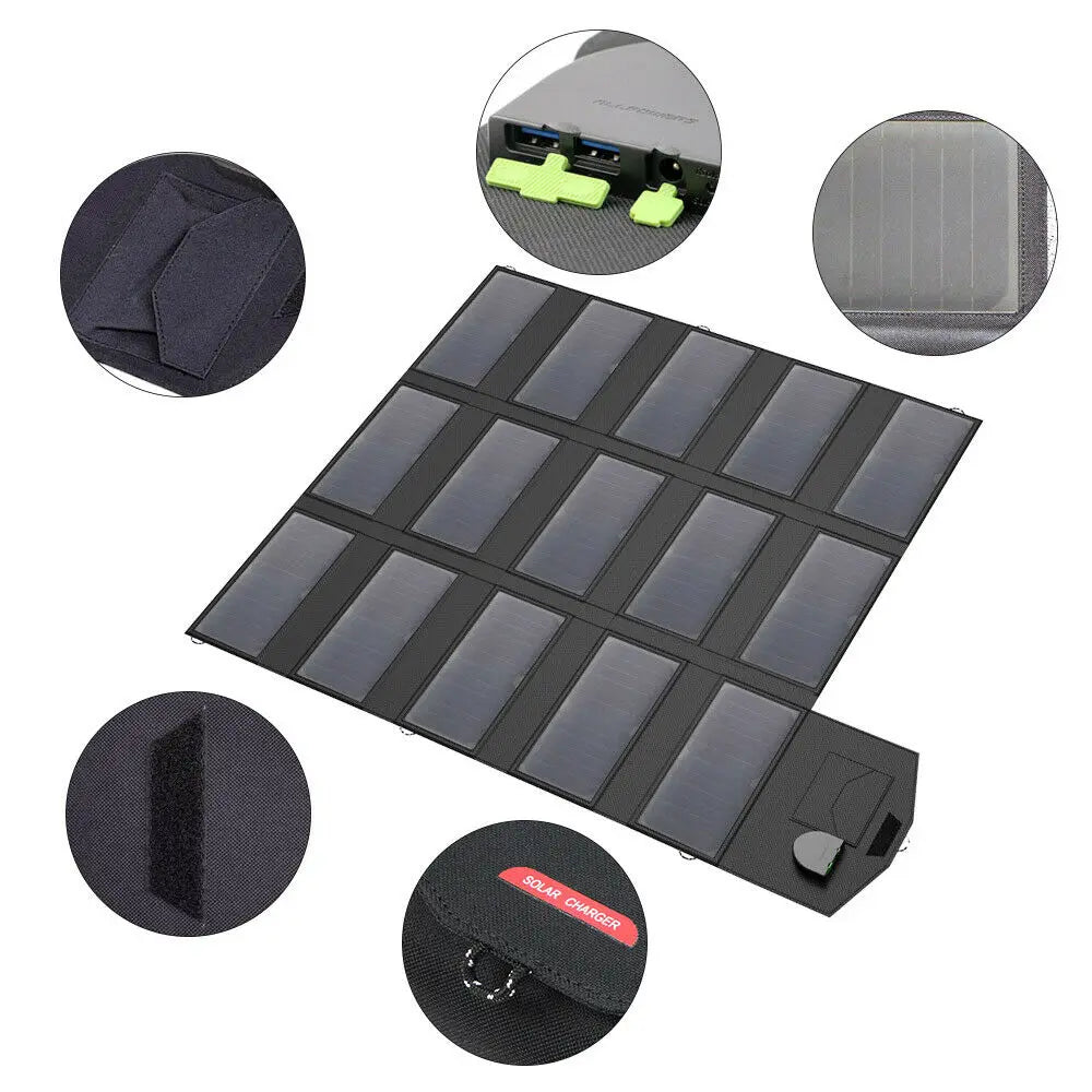 ALLPOWERS 100W 18V 12V Portable Solar Panel Foldable Battery Charger Zpaxo