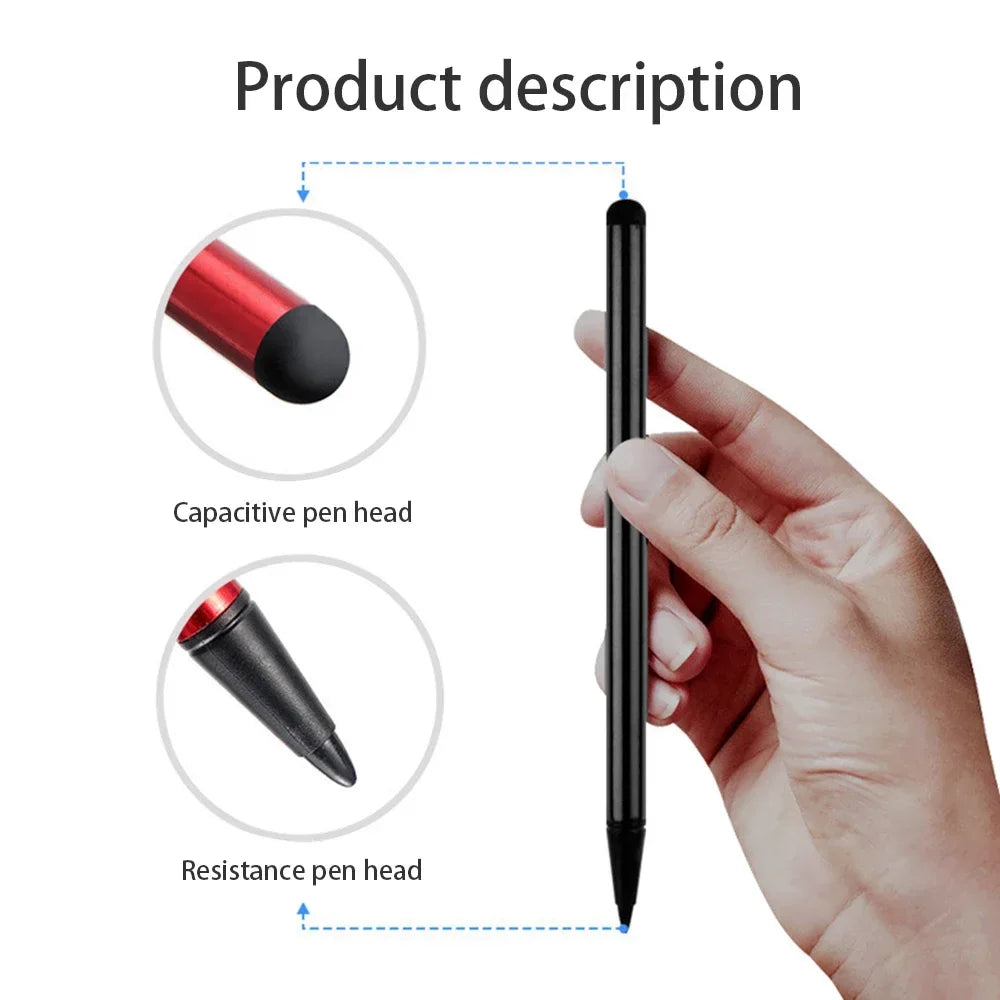 Capacitive Stylus Resistive Hard Tip Combination Rubber Touch Screen Zpaxo