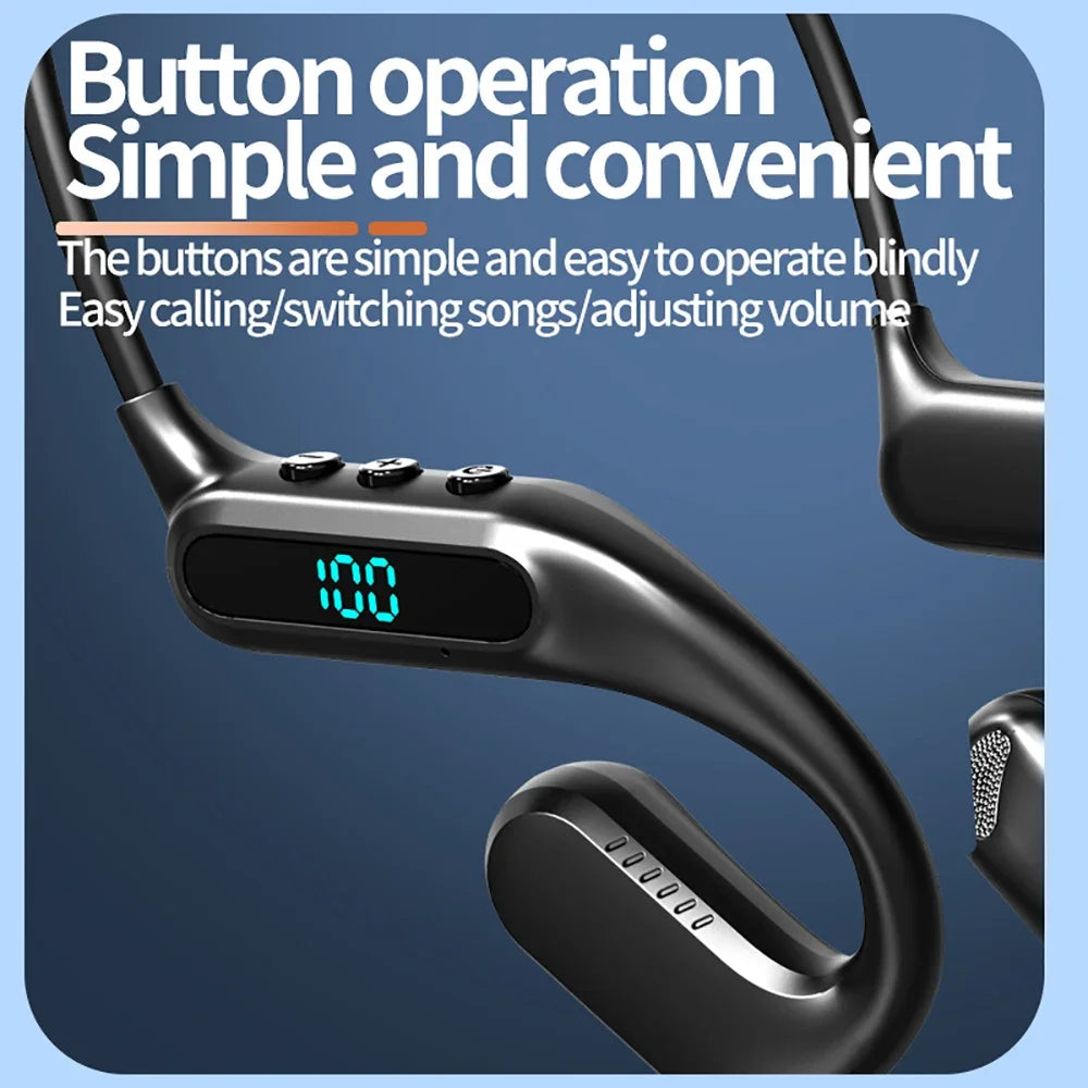 Air Conduction Bluetooth 6 0 Earphones TWS Wireless Sports Headphones