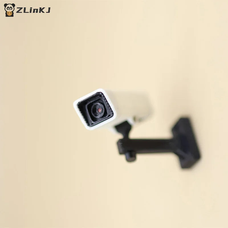 ▶1/12 Dollhouse Mini Surveillance Camera Model Dollhouse Home Decoration Accessories Dolls Home Micro Scene Ornament Zpaxo