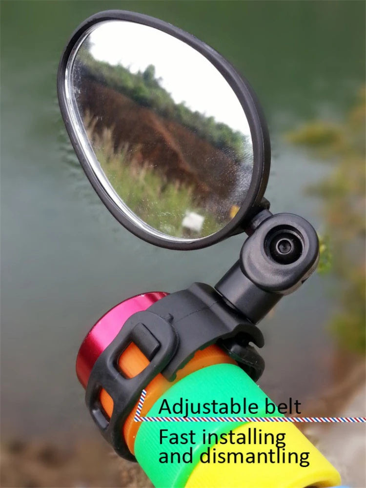 Bicycle Rearview Mirror 360°Rotatable Wide Angle 1pcs Handlebar Back Mirror Child Adult Safe For Bicycle Cycling Scooter Small S Zpaxo