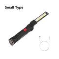 COB LED Rechargeable Flashlight – Magnetic Work Light & Torch