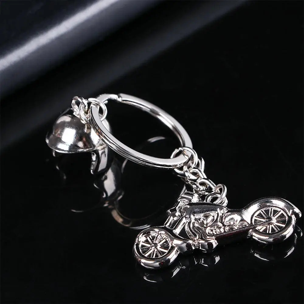 Creative Jewelry Key Holder Key Chain Motocross Motor Keychain Key Rings Metal Motorcycle Helmet Zpaxo
