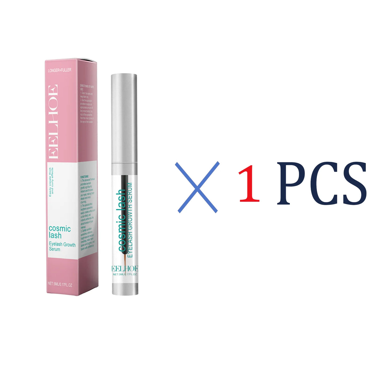 EELHOE Eyelash Growth Serum Volume And Curl Mula Promotes Eyelash Growth Special Effect Lengthens Eyelashes Gently Condition 5ml Zpaxo 1 Pcs