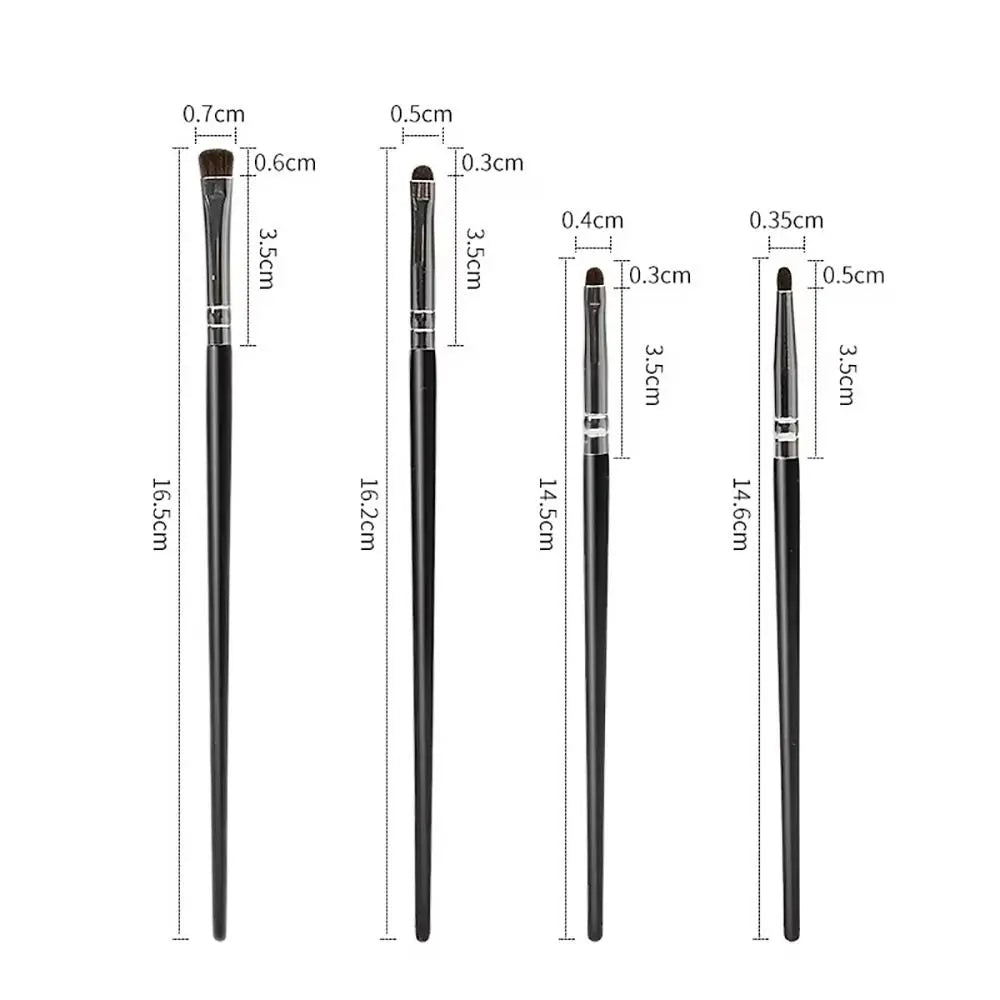 Small Angle Eyeshadow Brushes Eyelid Highlighter Precise Detail Zpaxo