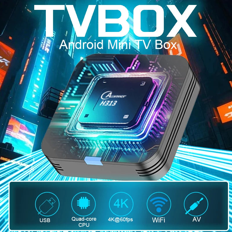 Tanix Tx1 TV Box Wifi 4K HDR Android10 USB Mini Portable Video Movice Zpaxo