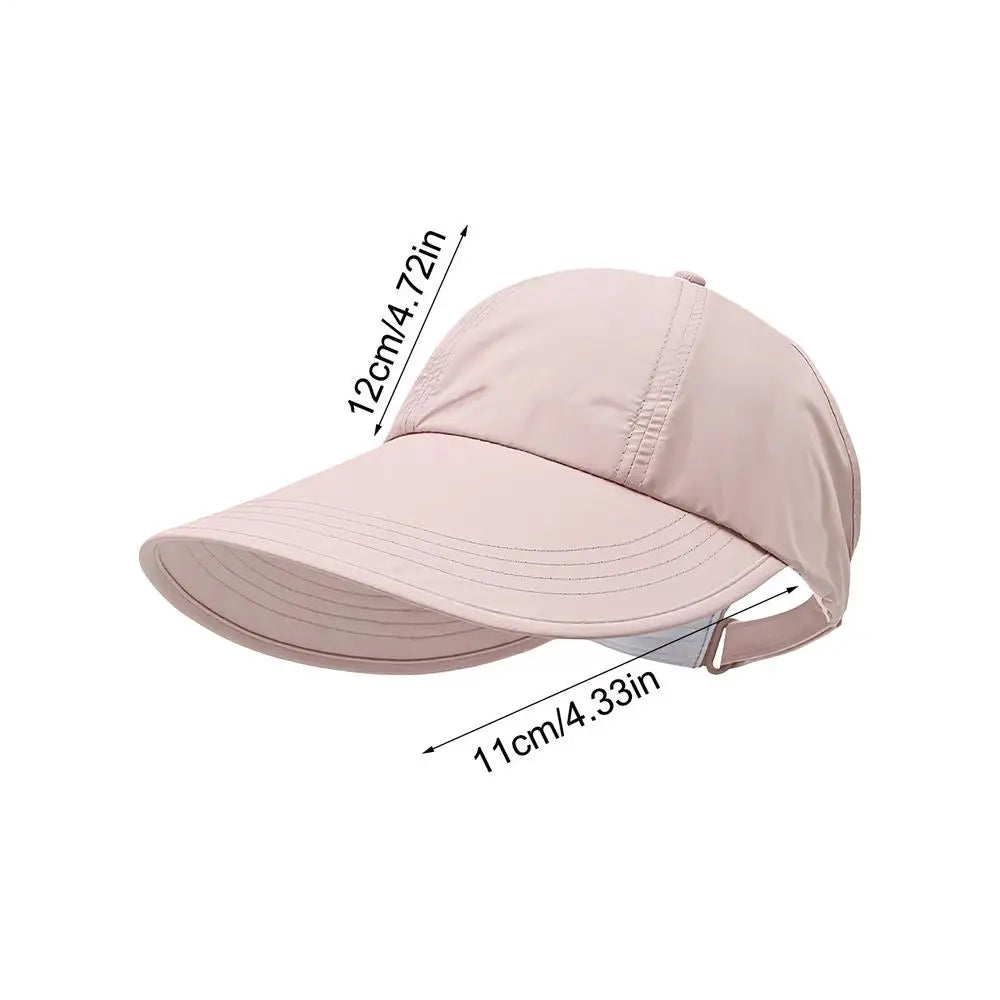 Wide Brim UV Sun Hat – Breathable Adjustable Unisex Beach Cap Wide Brim Sun Hat Zpaxo Pinks