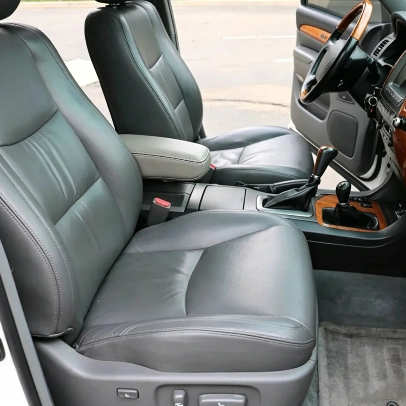 Car Seat Armrest Microfiber Leather Cover Skin Lexus GX470 2003-2009