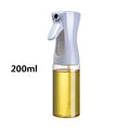 200/300/500 ML Oil Spray Kitchen Household Edible Olive Oil Spray Plastic Bottle Atomized Misty Oil Tank Air Fryer Spray Bottle Zpaxo 200ml white