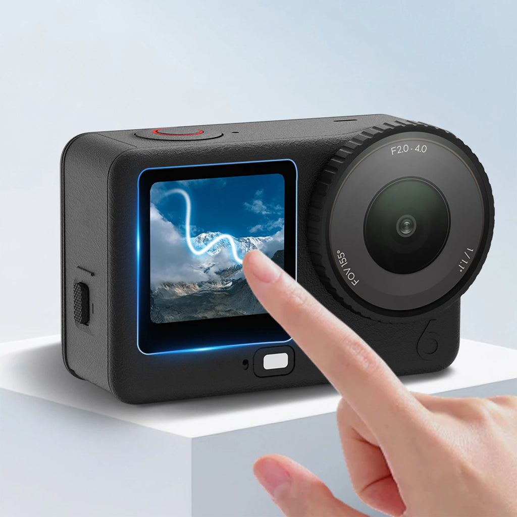 Anti-Bubble Screen Protector Fit for DJI OSMO Action 6 Accessories 0.4mm Tempered Glass Protector Scratch Resistant Zpaxo China Mainland