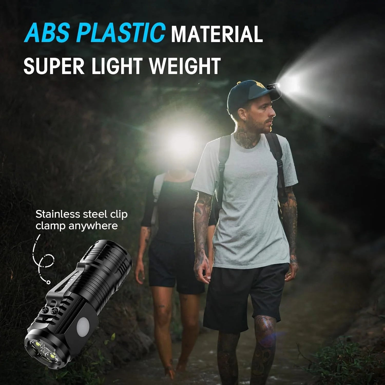 Mini LED Flashlight – USB-C Rechargeable 1000 Lumen Torch
